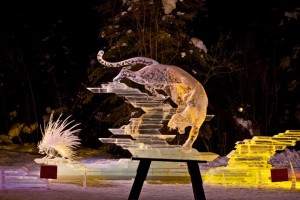 PRICKLY RECEPTION Ice Art Championship Winner