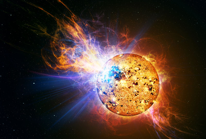 nasa_solarflare Solar flares can have a drastic effect upon Aurora displays